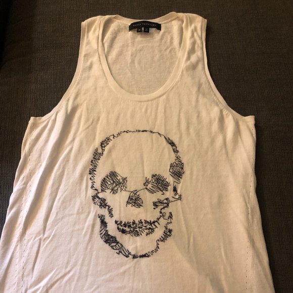 Skull Cashmere Skull Tank Med - Picture 1 of 10